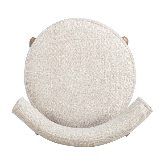 Nikita - Fabric Dining Chair - Cream