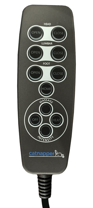Flynn - Power Lay Flat Reclining Sofa Power Adjustable Headrest & Lumbar And Dual Heat & Massage - Fig