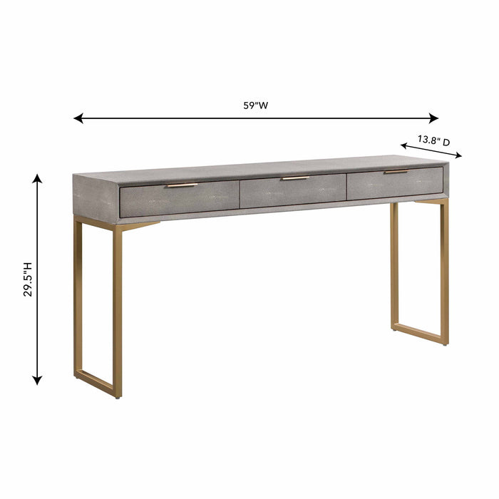 Pesce - 3 Drawer Console Table