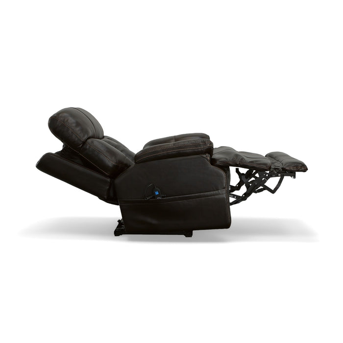 Clive - Power Recliner With Power Headrest & Lumbar - Black