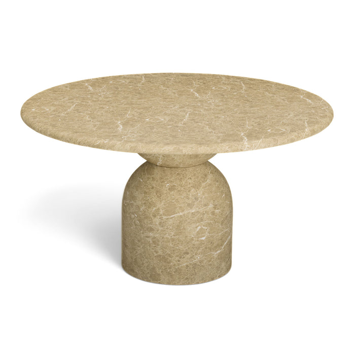 Cynthia - Indoor / Outdoor Dining Table - Light Emperador Marble