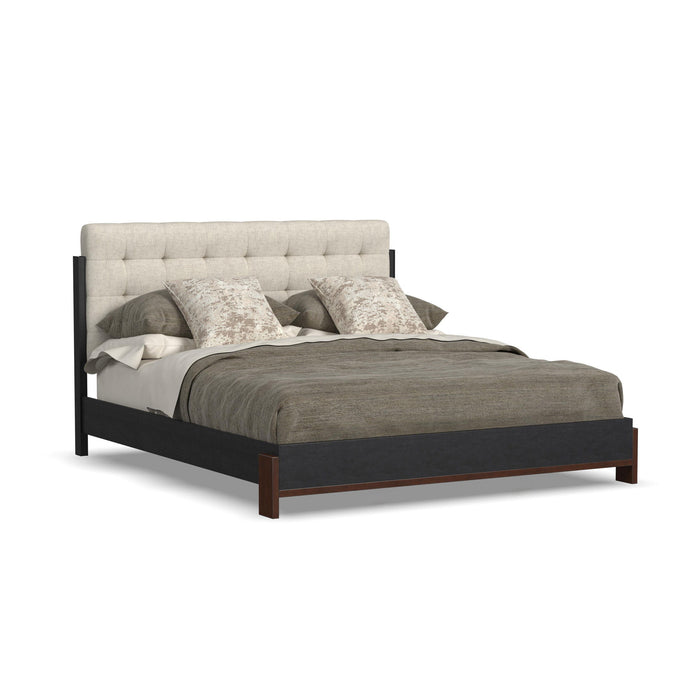Waterfall - Queen Footboard - Black