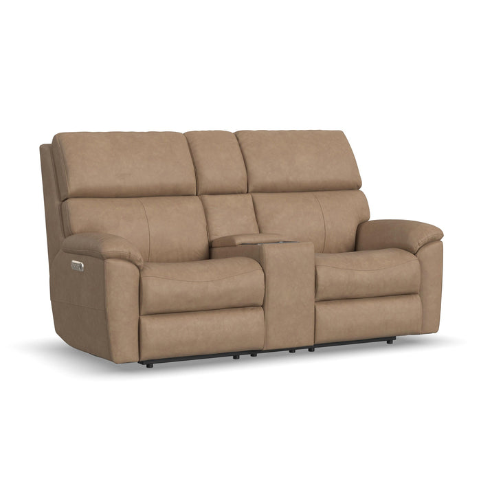 Porter - Power Reclining Loveseat With Console, Power Headrest, & Lumbar