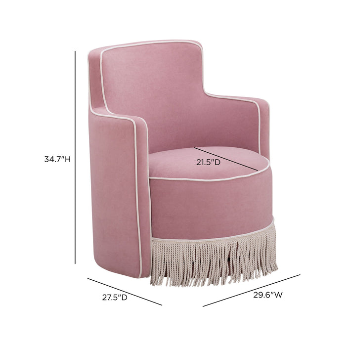 Passe - Tasseled Swivel Chair