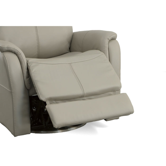 View - Power Swivel Recliner With Power Headrest