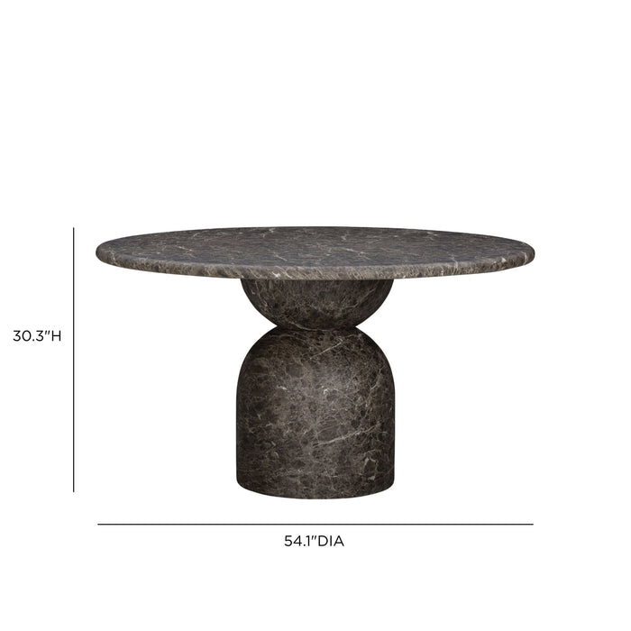 Cynthia - Indoor / Outdoor Dining Table - Dark Emperador Marble