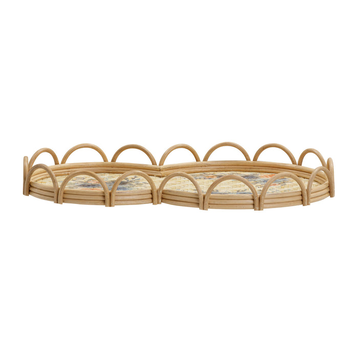Corey - Figure Eight Bamboo Tray - Multi