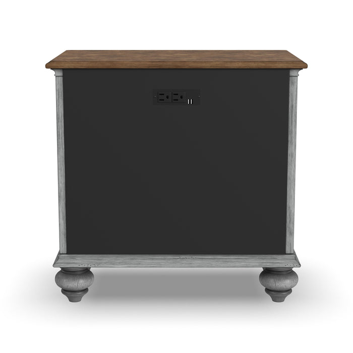 Plymouth - Nightstand - Gray