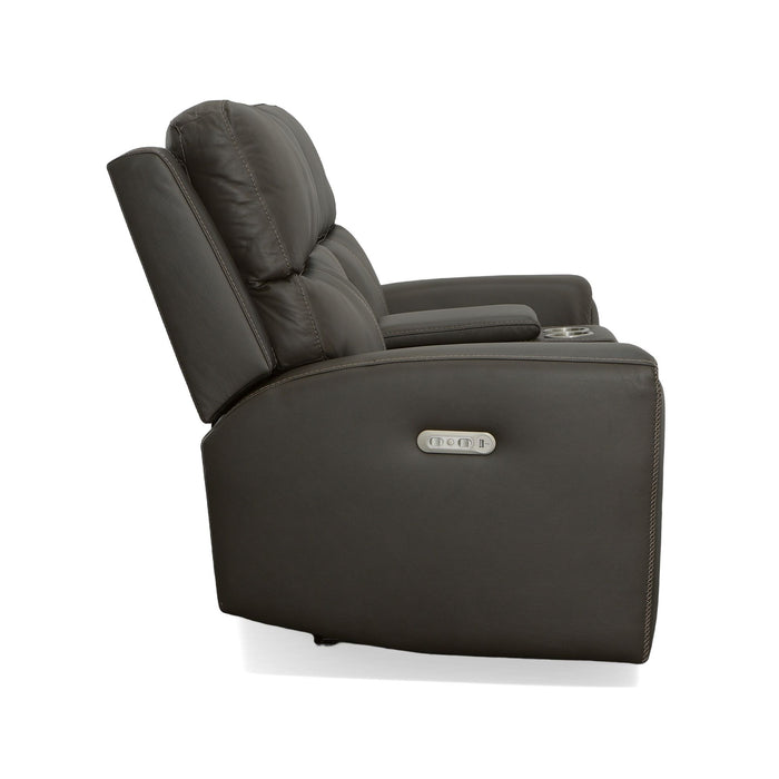 Jarvis - Power Reclining Loveseat With Console & Power Headrests