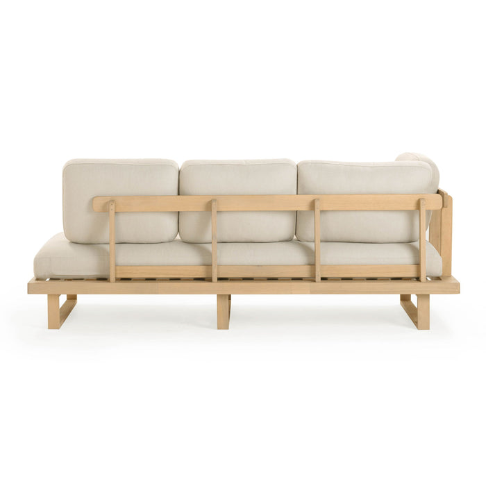 Evan - Outdoor L-Sectional - Cream