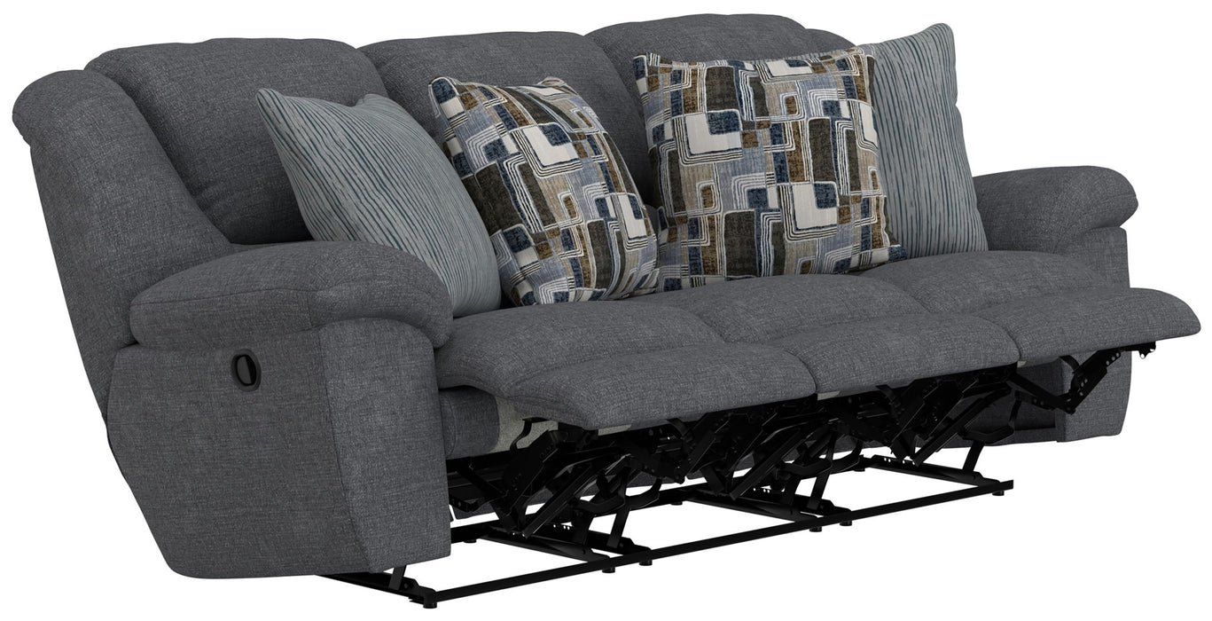 Trifecta - Sofa With 3 Recliners and Drop Down Table