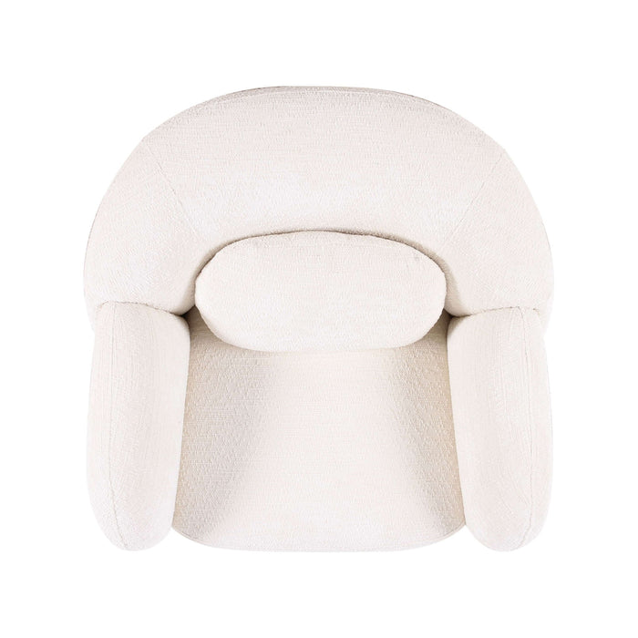 Misty - Knubby Fabric Accent Chair