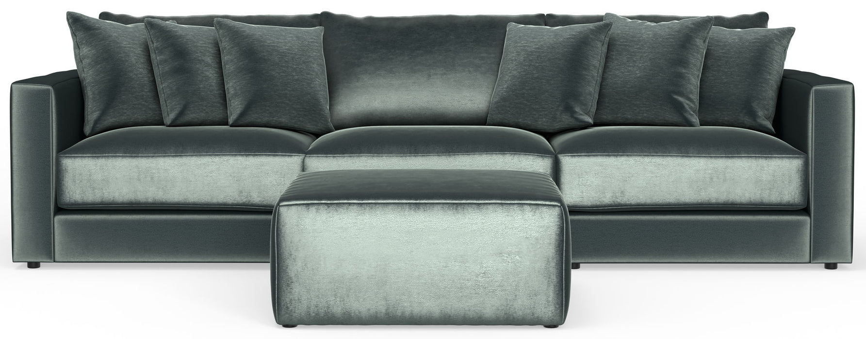 Remington - Modular Sofa And Cocktail Ottoman - Pine