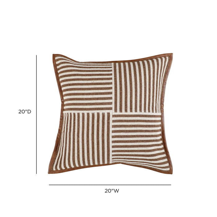 Kora - Cotton Jute Throw Pillow