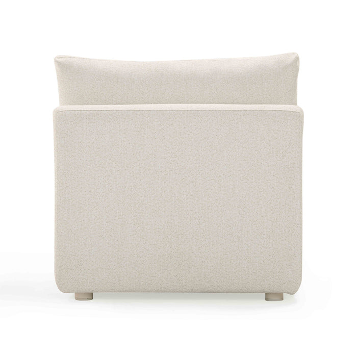 Hangover - Outdoor Modular Armless Chair - Cream