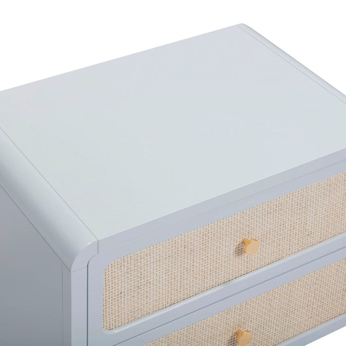 Patty - Rattan 2-Drawer Nightstand