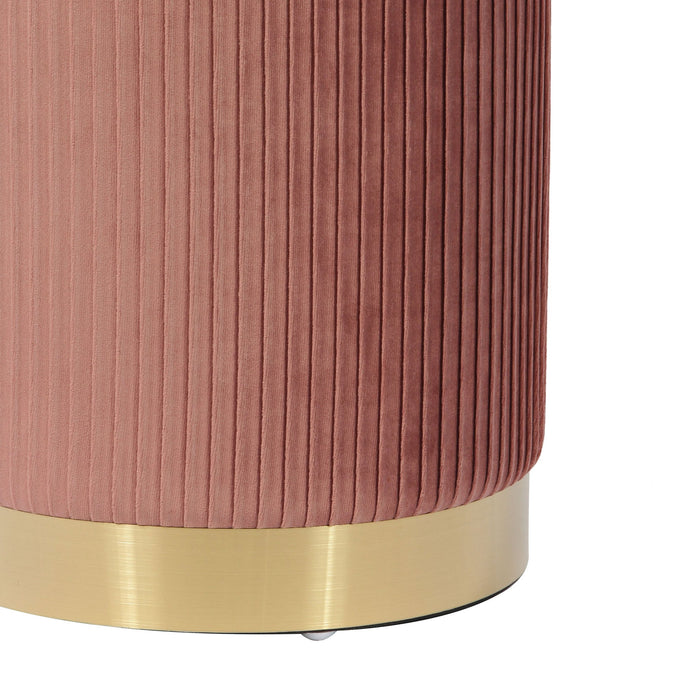 Zoe - Velvet Storage Ottoman