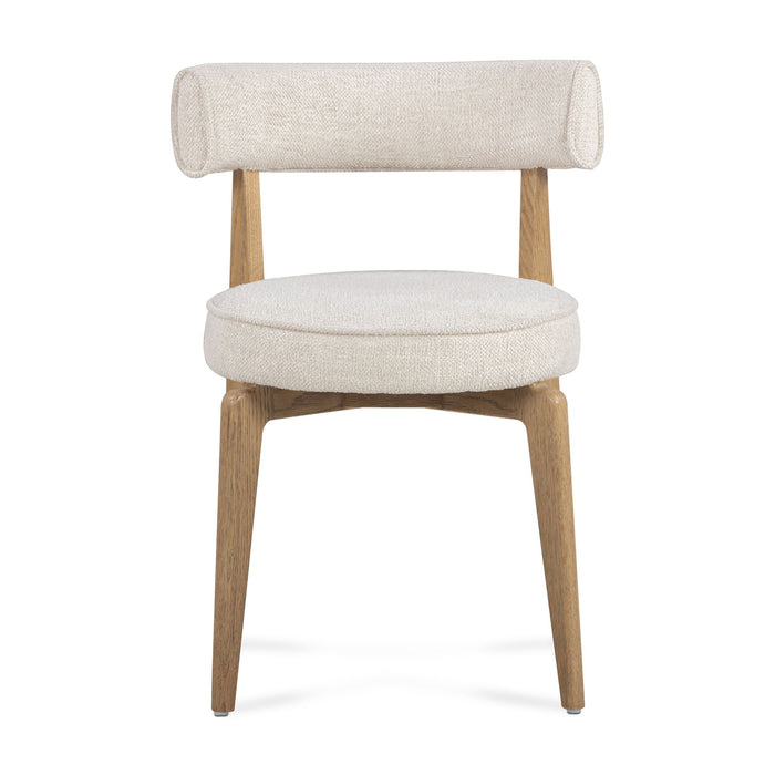 Nikita - Fabric Dining Chair - Cream