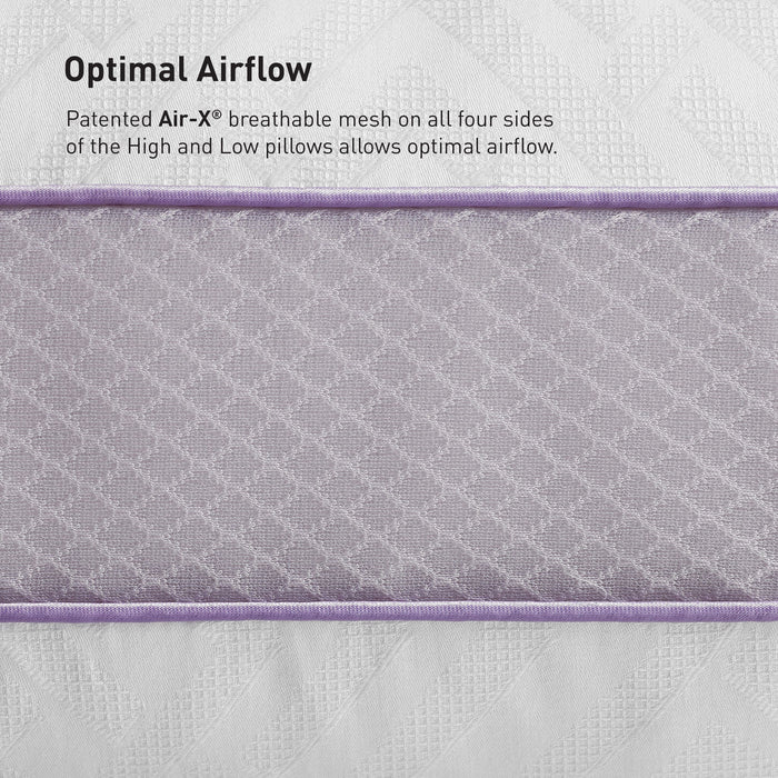 Low & High - High Pillow - White