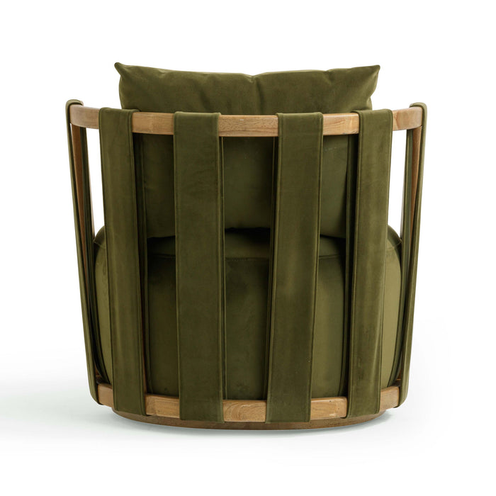 Paolo - Textured Weave Swivel Chair