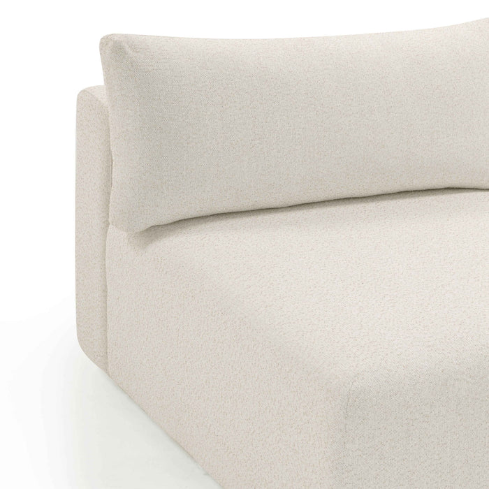 Hangover - Outdoor Modular Armless Chair - Cream
