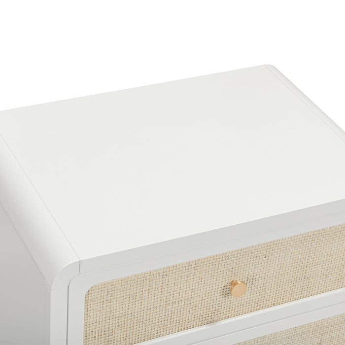 Patty - Rattan 2-Drawer Nightstand