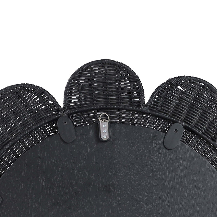 Coralie - Rattan Round Mirror