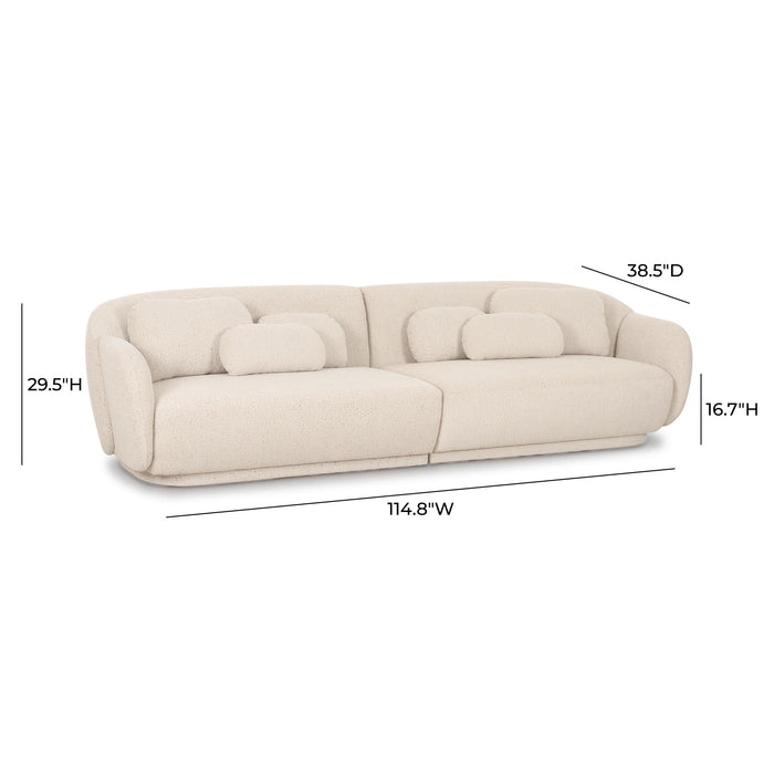 Misty - Modular 4-Seater Sofa - Cream