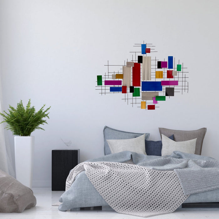Abstract Escape Wall Art  //  Multicolor