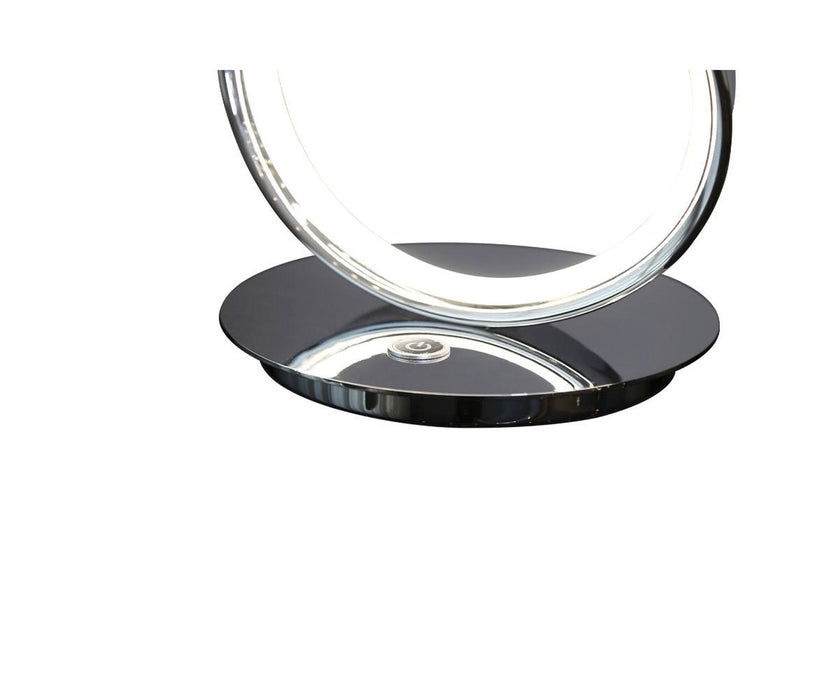Amsterdam Chrome Table Lamp - LED Strip & Touch Dimmer