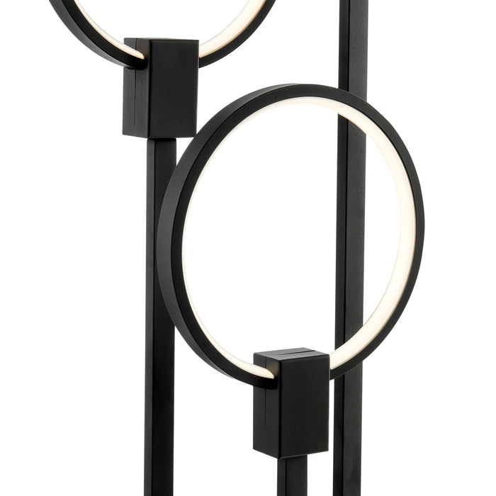 Hong Kong LED Floor Lamp // Matte Black