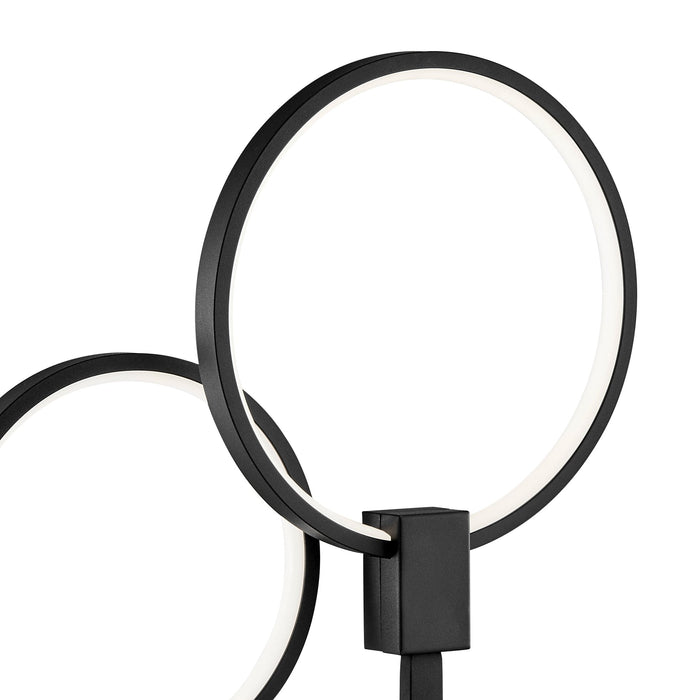 Hong Kong LED Tall Table Lamp // Matte Black