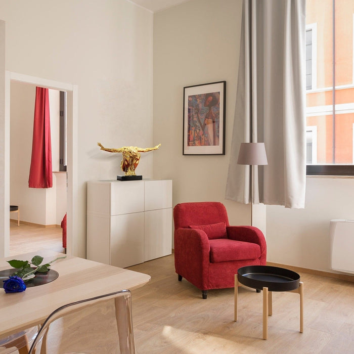 Large Saluting Man Resin Sculpture 37" Wide x 19" Tall // Gold