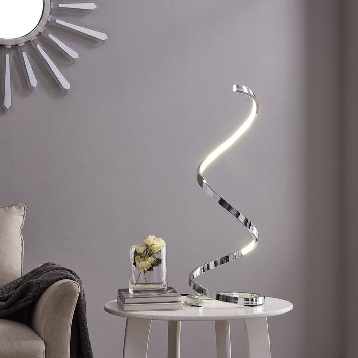 Modern Spiral LED Table Lamp // Led Strip