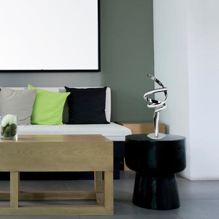 Munich Chrome Table Lamp // Natural White LED Strip & Touch Dimmer