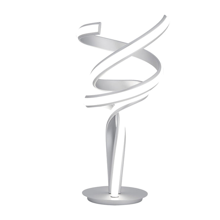 Munich Silver Table Lamp // LED Strip & Touch Dimmer