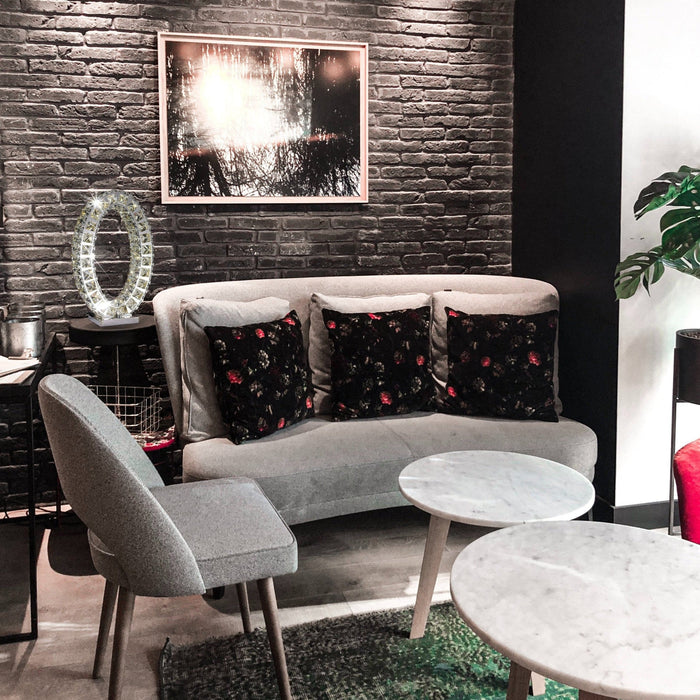 Oval Crystal Extravaganza 17.5" Table Lamp // Led Strip