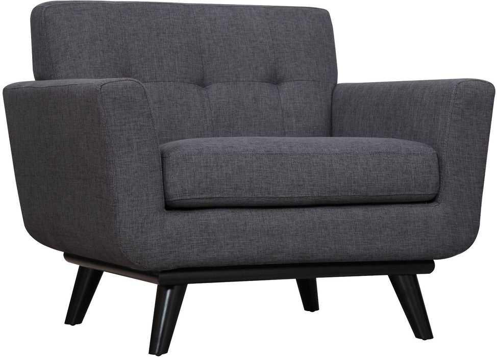 James Linen Chair - Charcoal Gray - Closeout