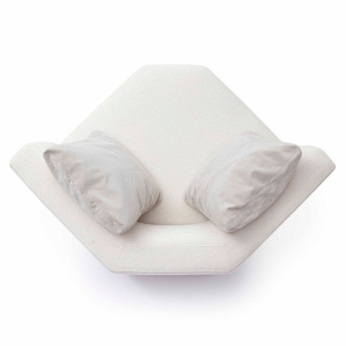 Perry - Modular Wedge Corner Chair - Cream