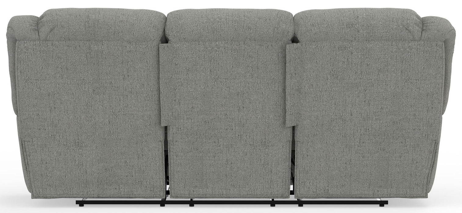 Trifecta - Sofa With 3 Recliners and Drop Down Table