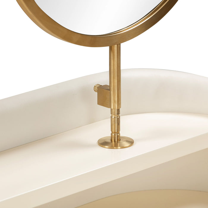 Penelope - Vegan Leather Wrapped Vanity Desk