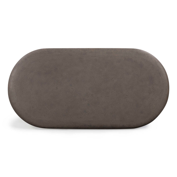 Suraya - Concrete Rounded Coffee Table