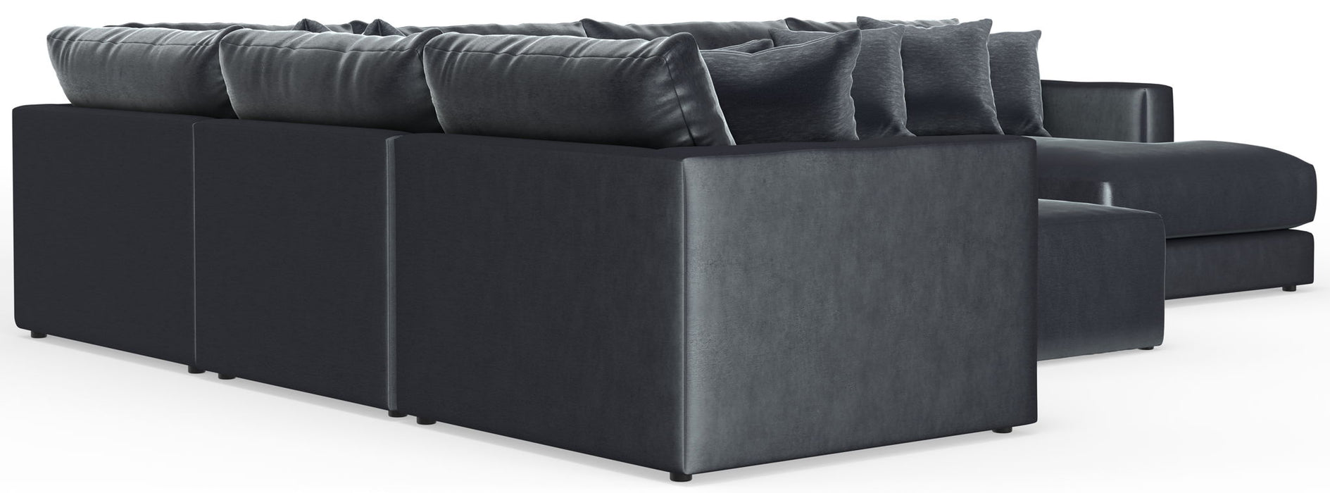Remington - Modular Sofa And Cocktail Ottoman - Slate