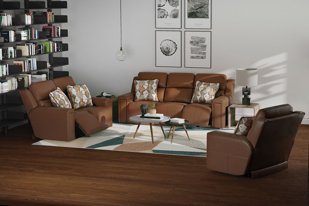Arezzo - Power Headrest Power Lay Flat Recliner With Zero Gravity/Extended Ottoman