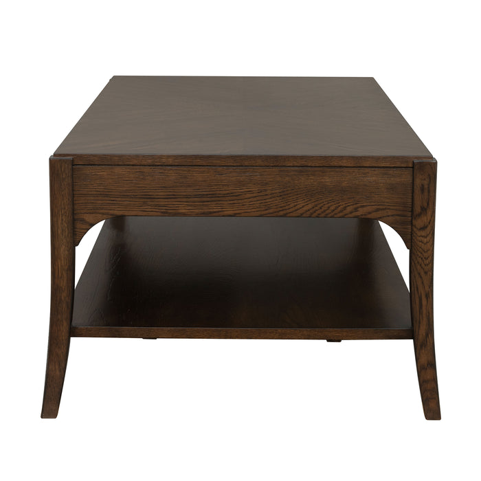 Sylvie - Rectangular Coffee Table - Dark Brown