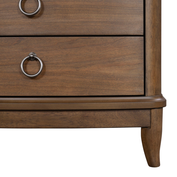 Bellevue - 3-Drawer Nightstand - Whiskey Brown