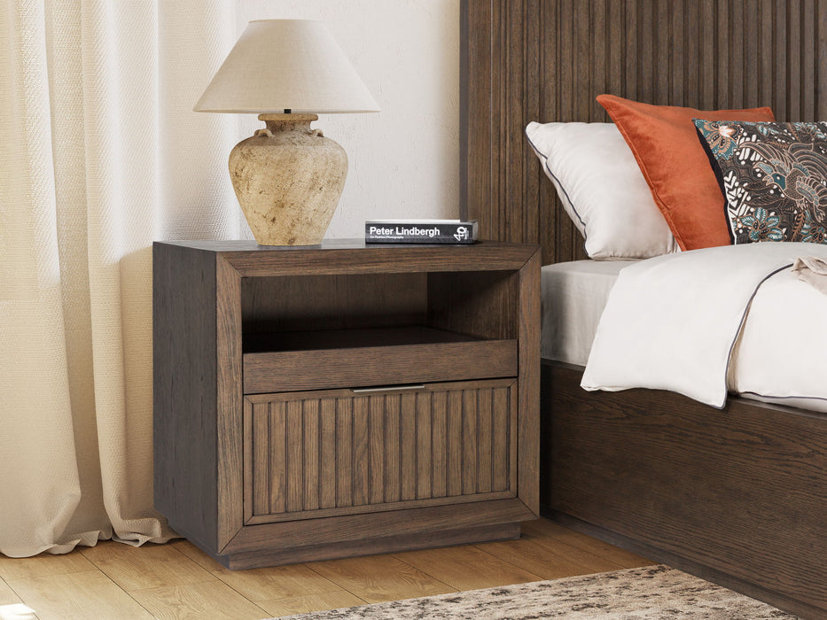Athens - Open Nightstand - Dark Brown