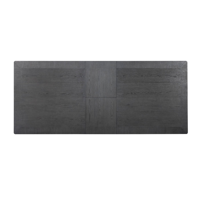 Waterfall - Rectangular Dining Table - Deep Ebony