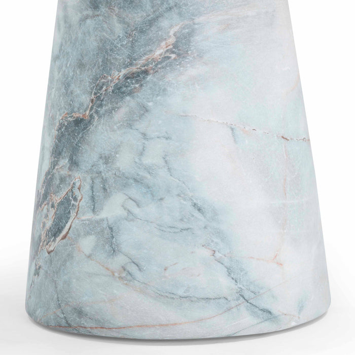 Zara - Indoor / Outdoor Side Table - Blue / White