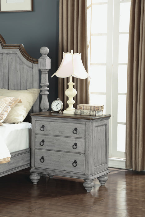 Plymouth - Nightstand - Gray